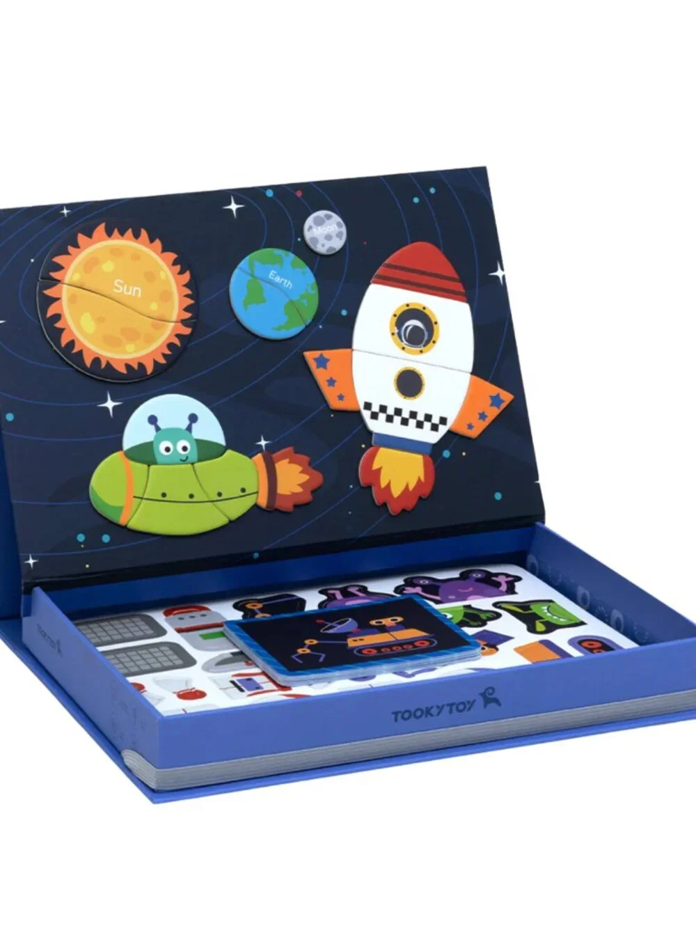NEW Montessori Magnetic Space Puzzle STEM Travel Toy Kids Learning Game